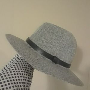 Lightweight grey knit hat